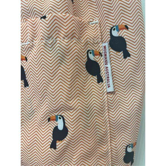 Mosmann Australia Orange Toucan Swim Trunks sz M NWOT - Picture 5 of 6